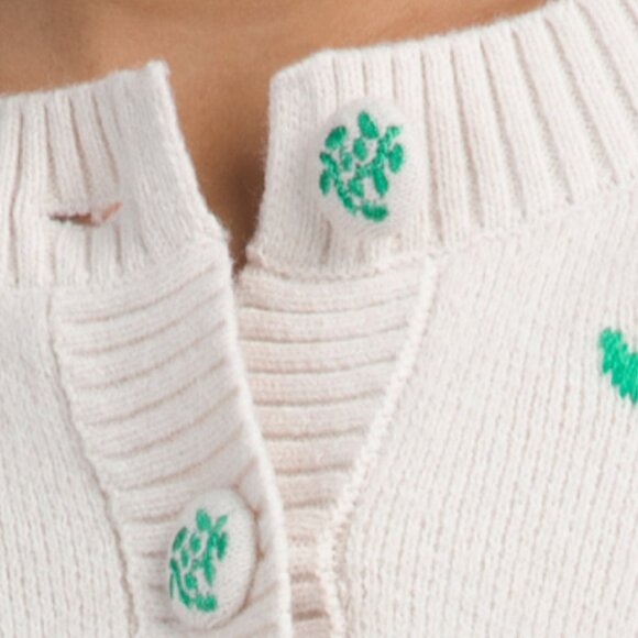CYNTHIA ROWLEY Bird Palm Cardigan - Picture 6 of 6